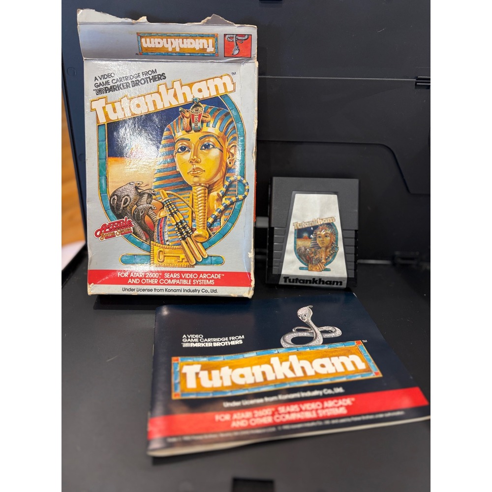 Tutankham Atari 2600 Parker Brothers 1983 CIB Game Box Manual Konami 5340